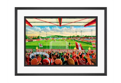 Crown Ground Stadium Fine Art Print - Accrington Stanley FC